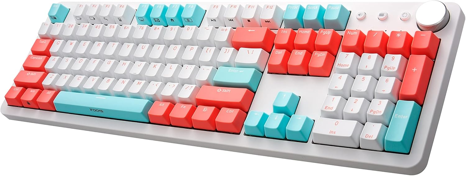 i-rocks K73M Mechanical Gaming Keyboard with Media Control Knob