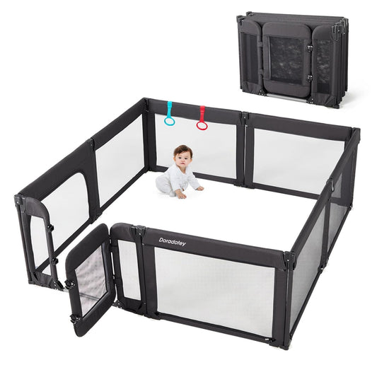 Foldable Baby Playpen: Spacious & Secure Play Yard