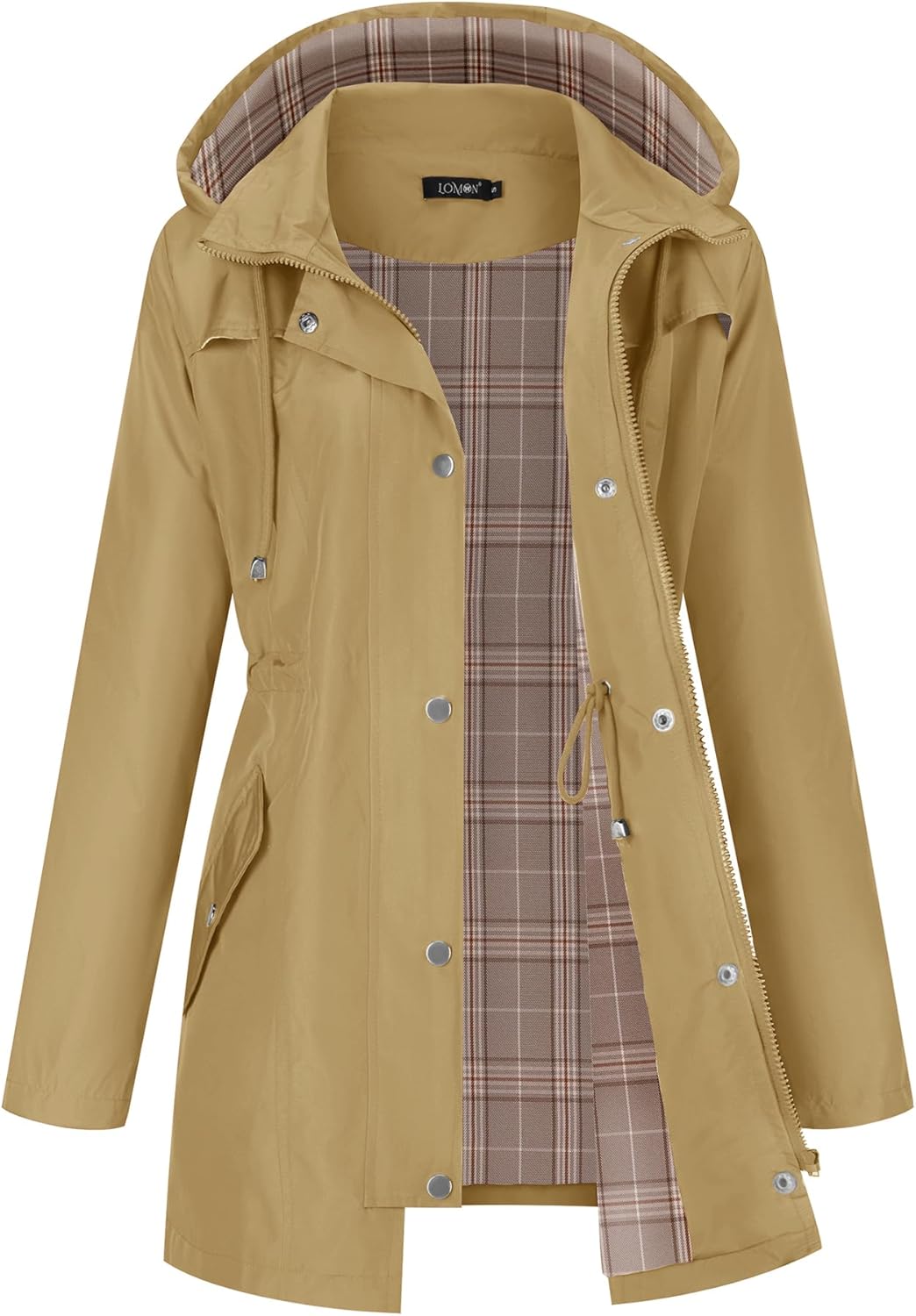LOMON Women Waterproof Outdoor Hiking Raincoat for All Seasons