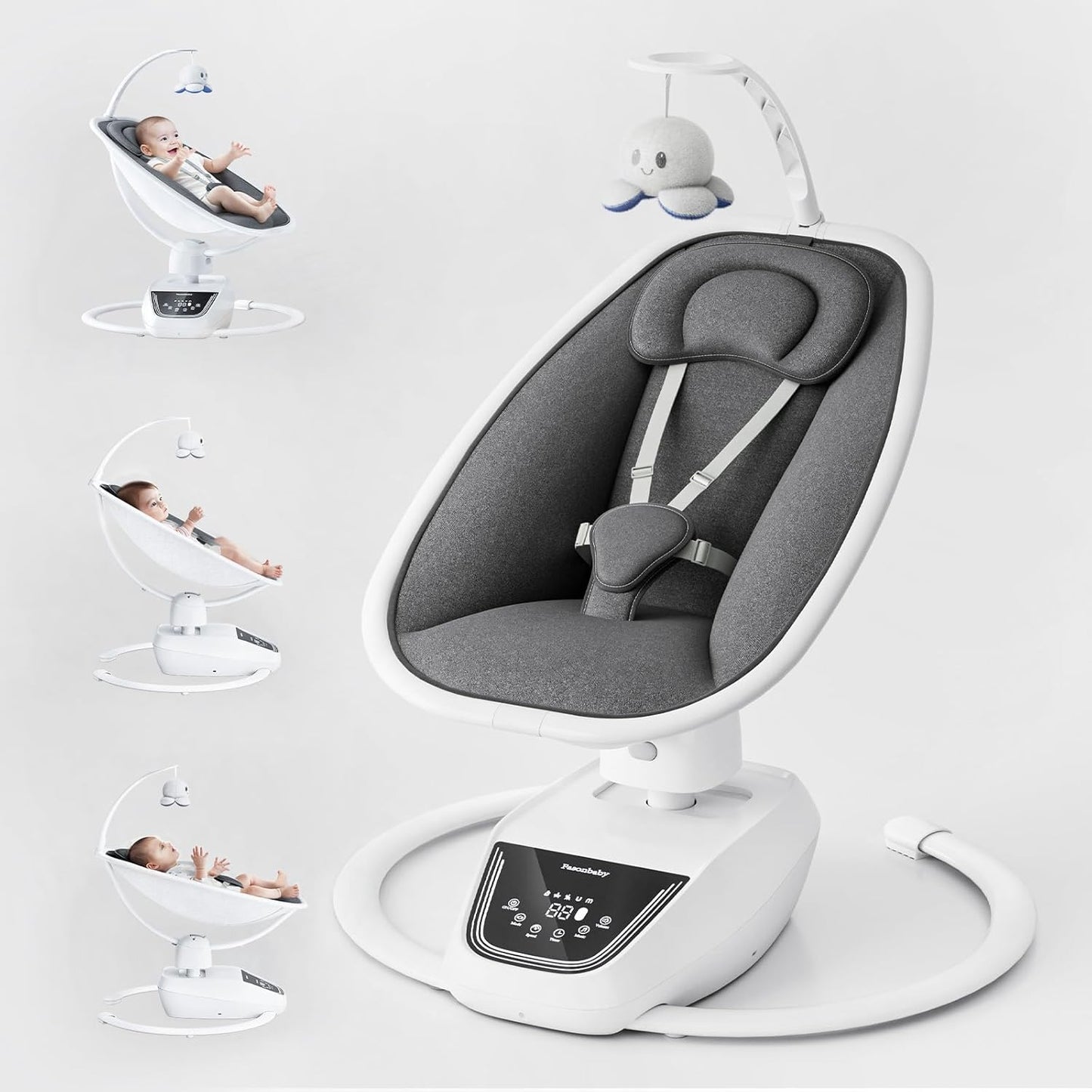 FasonBaby Bluetooth Infant Swing - 5 Motions, 4-Speeds