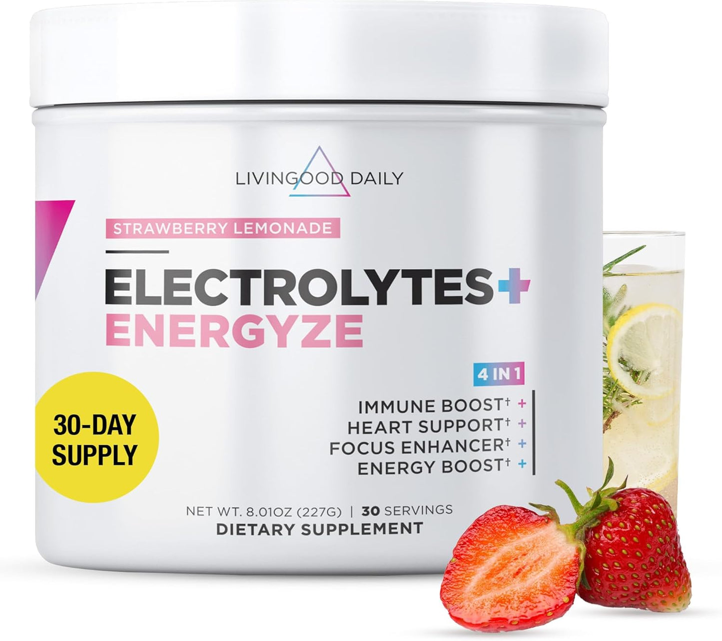 Livingood Daily Electrolytes Powder for Hydration and Energy