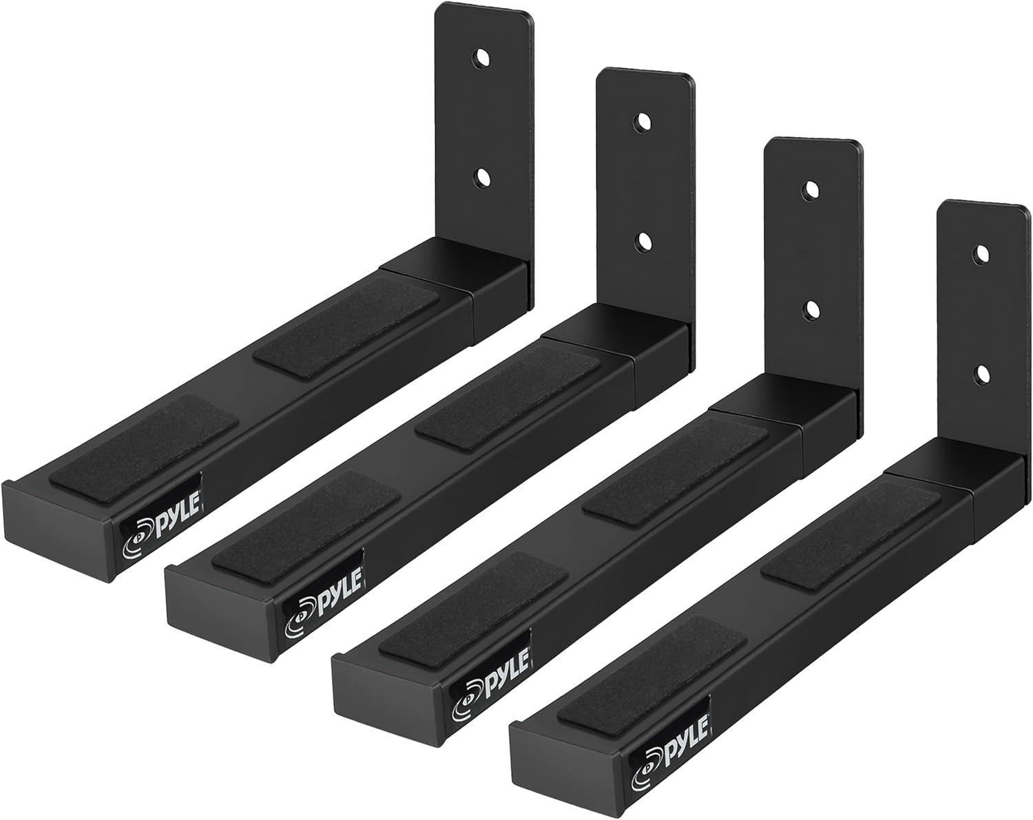 Pyle Adjustable Speaker Wall Mount Brackets for Optimal Sound