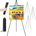 Easel Stand for Sign 63in Portable Easels - Lightweight Adjustable