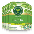 Traditional Medicinals Organic Green Tea Peppermint - Refreshing Mild