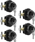 Haidms Keyed Entry Black Door Knob Interior & Exterior Locking Set