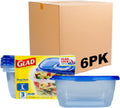 GladWare Deep Dish Food Storage Containers Large Rectangle - Airtight