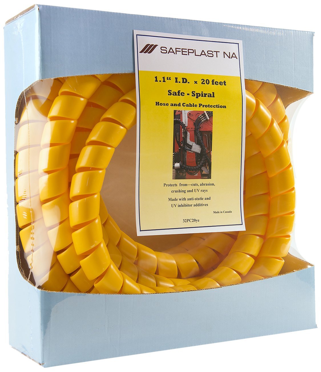 Caplugs SPPC Series Safeplast Safe-Spiral Hose Protector for Hoses