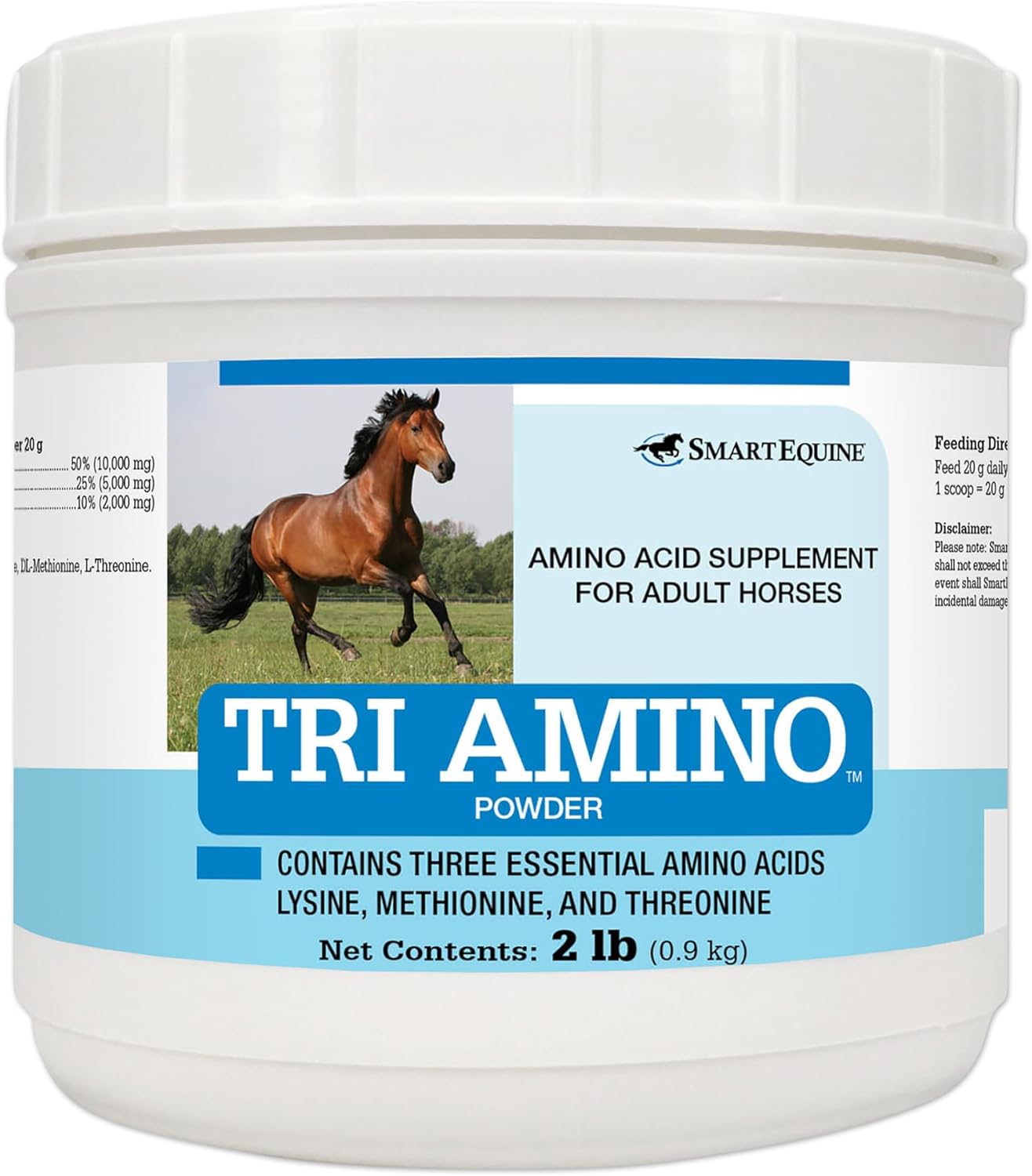 SmartEquine Tri Amino Supplement for Strong Muscles in Horses