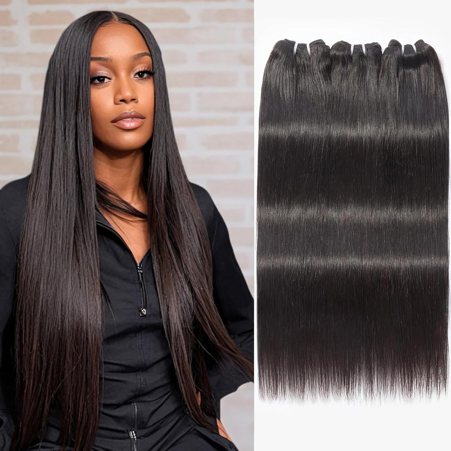 16A Straight Human Hair Bundles for Elegant Styling Options