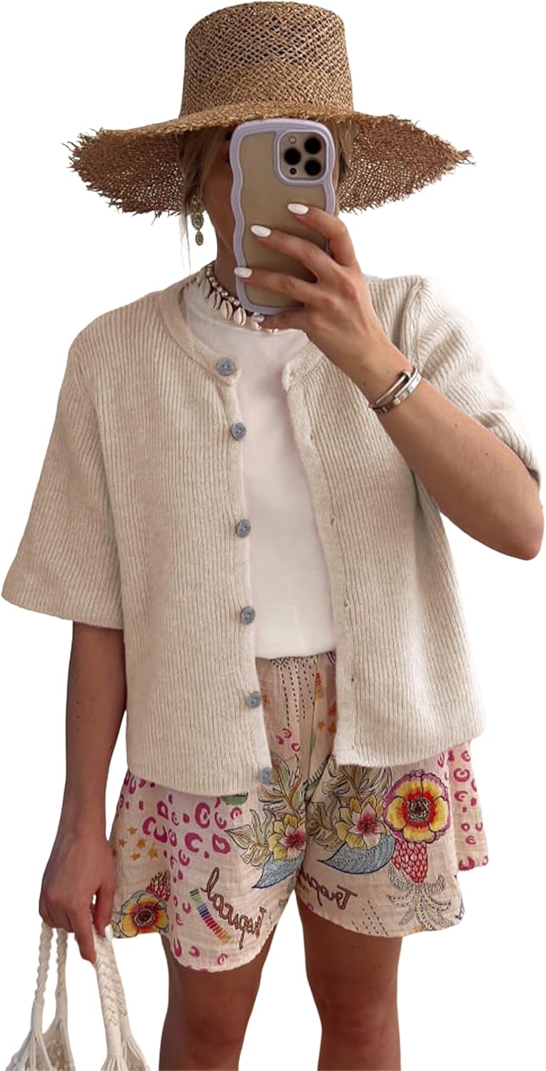 SCUSTY Women's Lightweight Cardigan for Summer Style and Comfort