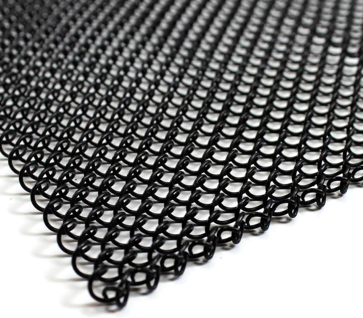 Midwest Hearth Fireplace Mesh Screen Curtain for Safety and Beauty