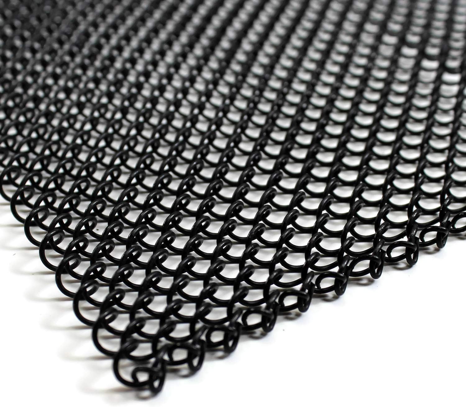 Midwest Hearth Fireplace Mesh Screen Curtain for Safety and Beauty