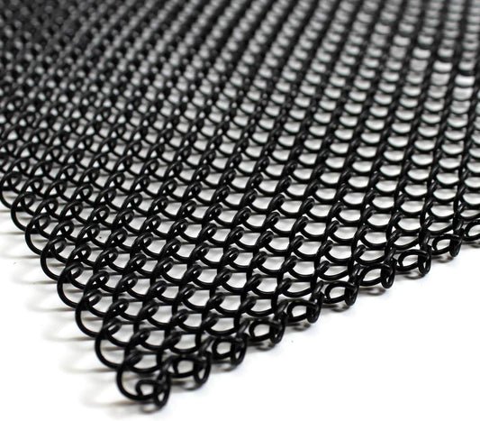 Midwest Hearth Fireplace Screen Mesh Curtain for Safety and Style