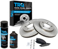 TRQ Front Brake Pad & Rotor Kit Compatible with 2004-2008 Chrysler