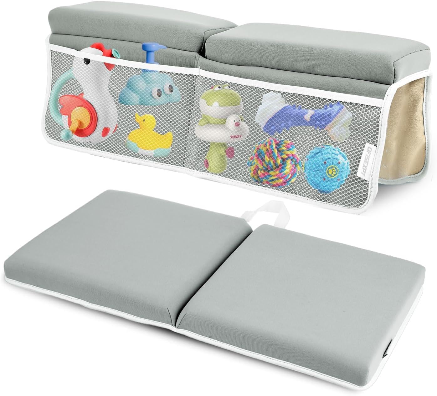 Bath Kneeler and Elbow Rest Pad for Comfortable Baby Bathing