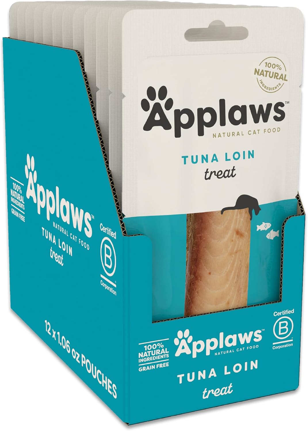 Applaws Natural Cat Treats: Grain-Free Tuna Loins for Cats