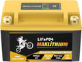 YTZ10S-BS/YTX12-BS 12V 6Ah Lithium Motorcycle Battery - Lightweight