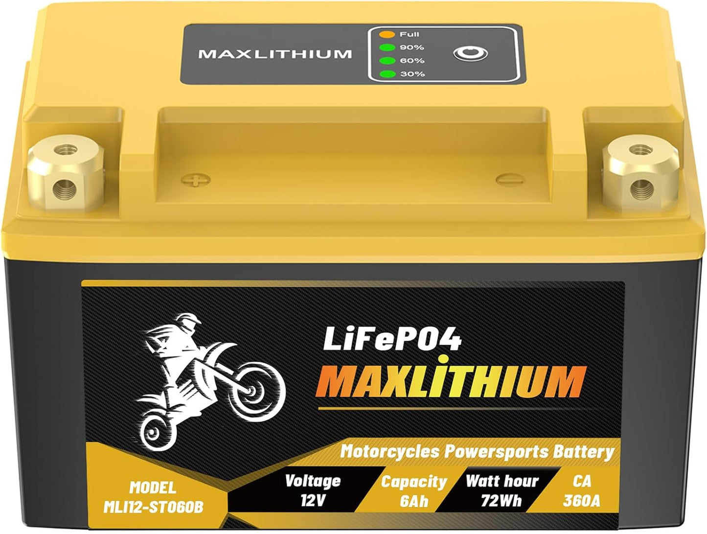 YTZ10S-BS 12V Lithium Motorcycle Battery with Smart BMS