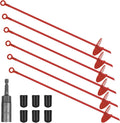 Gisafai 30 Inch Long Ground Anchors for Heavy Duty Use