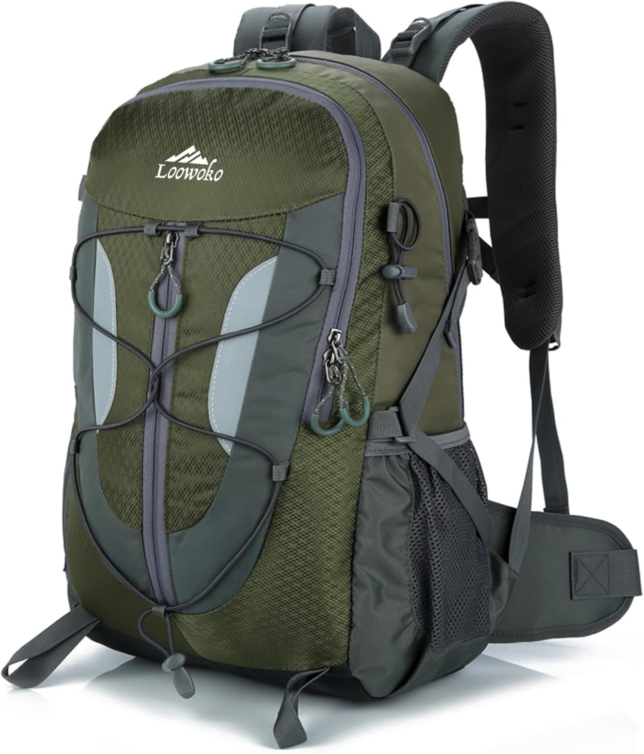 Loowoko 40L Water Resistant Hiking Backpack - Ultimate Comfort!