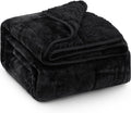 Super Fuzzy Soft Sherpa Fleece Weighted Blanket 15 lb - Cozy Sleep Aid