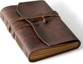 Leather Journal Notebook 5x7.1 in - Vintage Genuine Leather Notebook