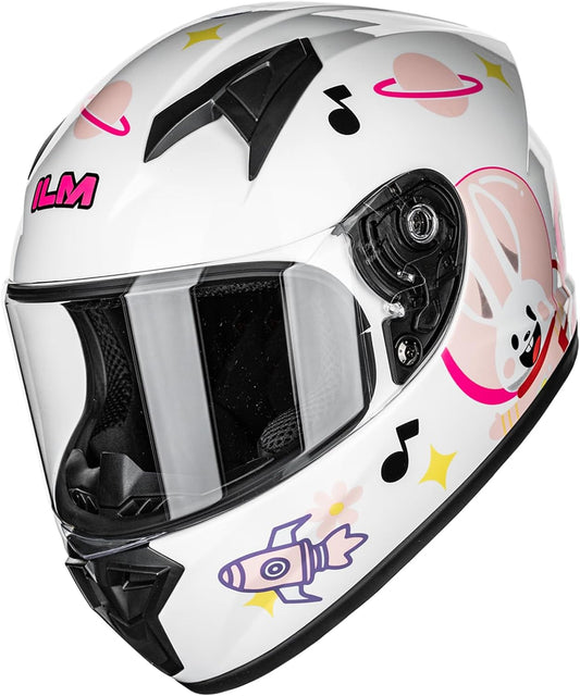 ILM Youth Kids Full Face Motorcycle Helmet for Safe Riding