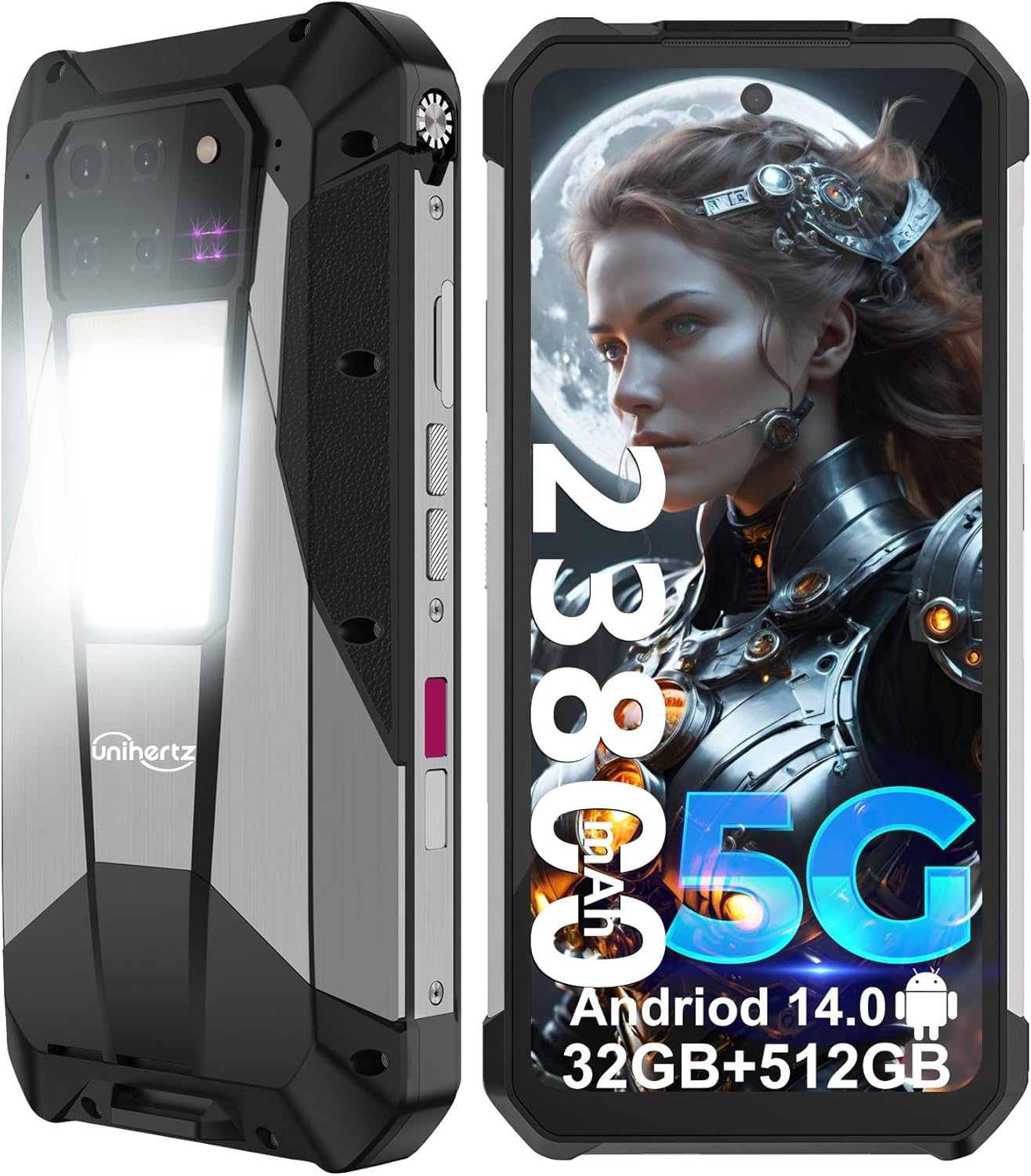 Tank 3 Pro Rugged Smartphone with Projector and Massive Battery