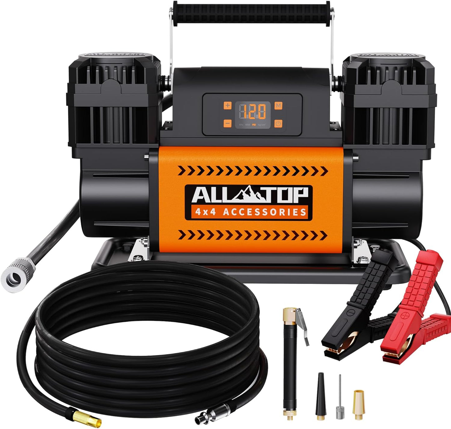 ALL-TOP 150PSI Air Compressor: Pre-set Target Pressure! 