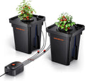 DWC Hydroponics Grow System with 7-Gallon Buckets - Easy Top Fill