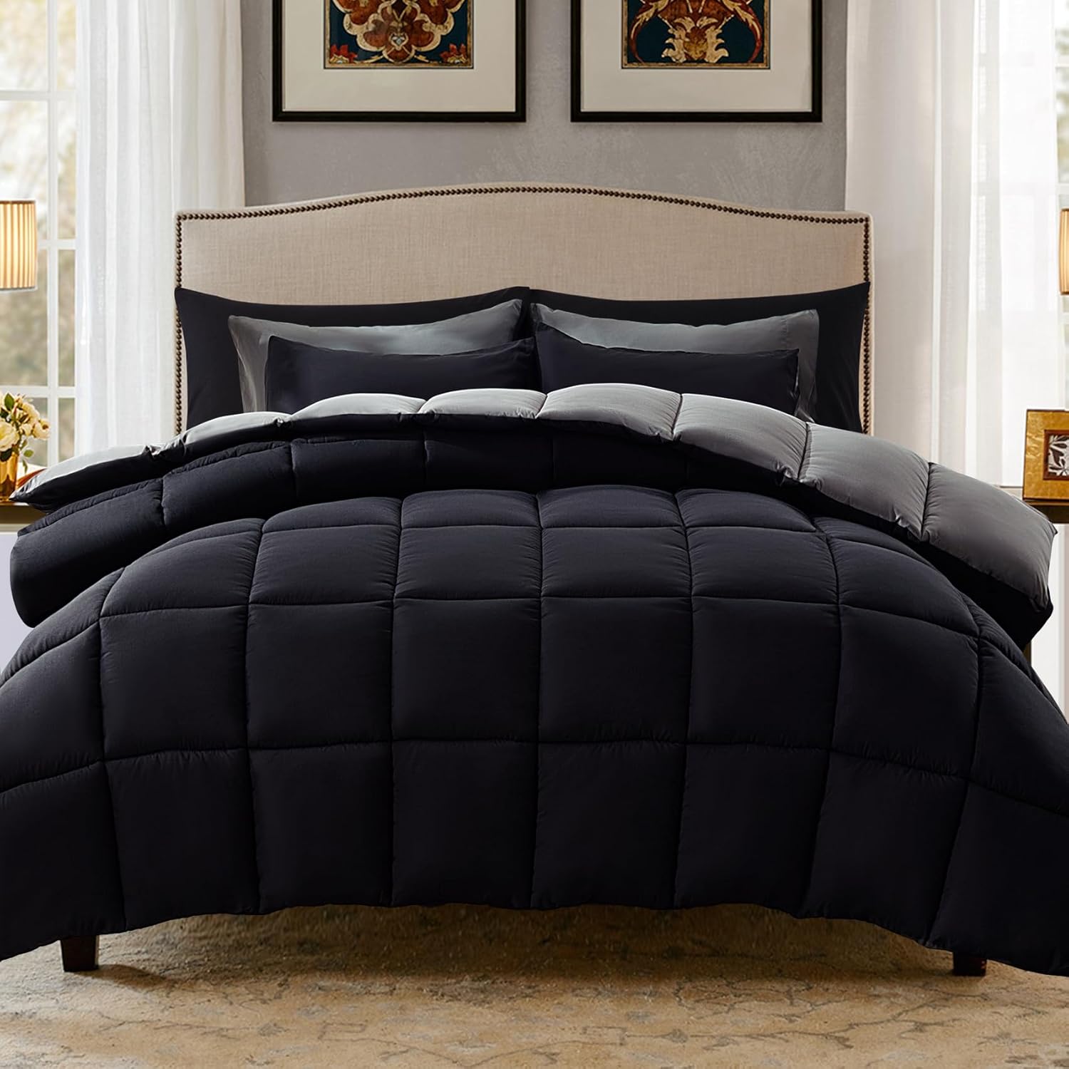 Decroom Lightweight Queen Comforter Set - Cozy All Season Bedding