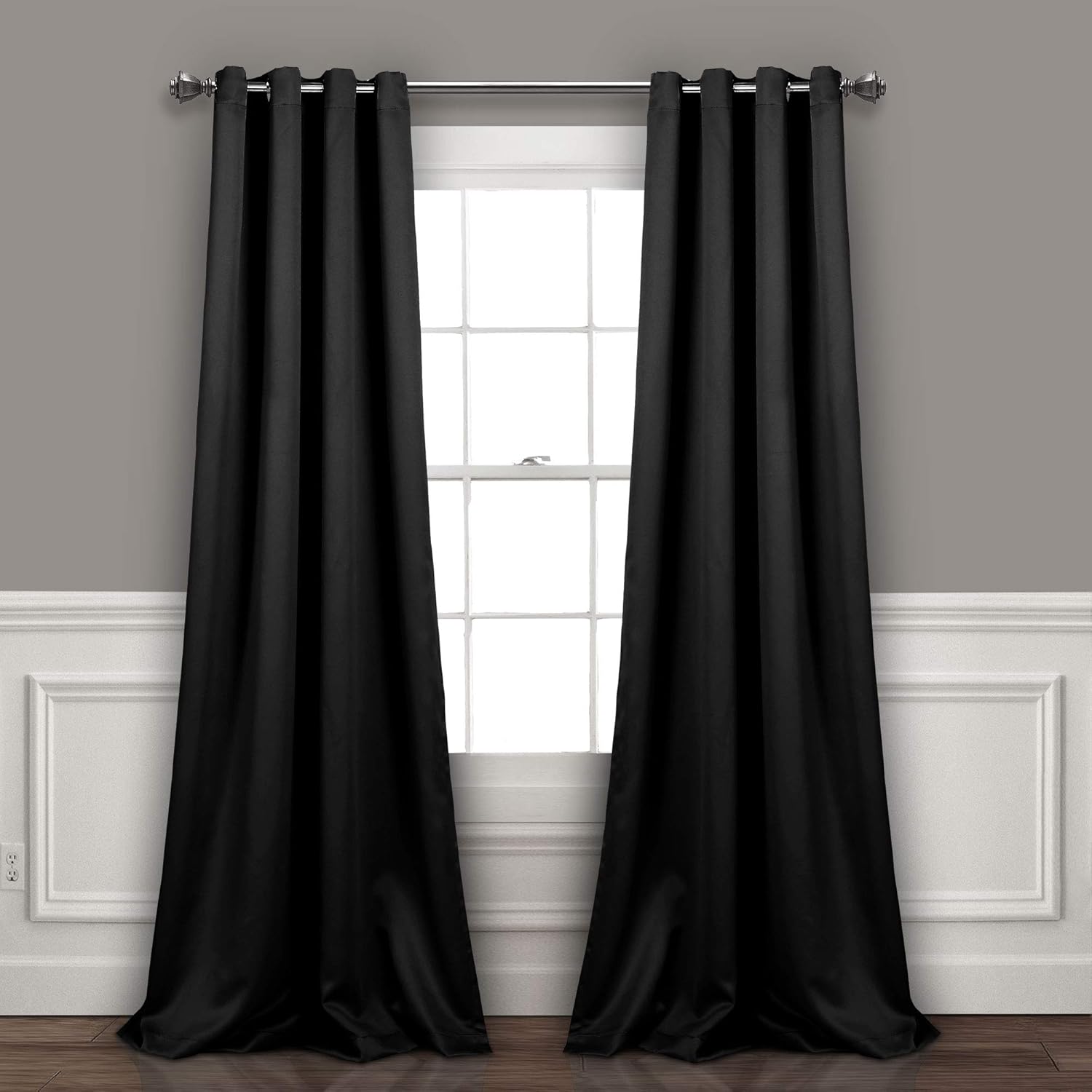 Insulated Grommet Blackout Window Curtain Panels for Chic Decor