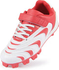 Unisex-Child Baseball Cleats Kids Softball Shoes - Elastic Laces