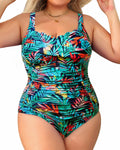 Plus Size One Piece Swimsuit - Tummy Control Full Coverage Eve