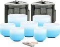 CVNC 432HZ Azure Blue Quartz Singing Bowls Set of 7 - Chakra Sound