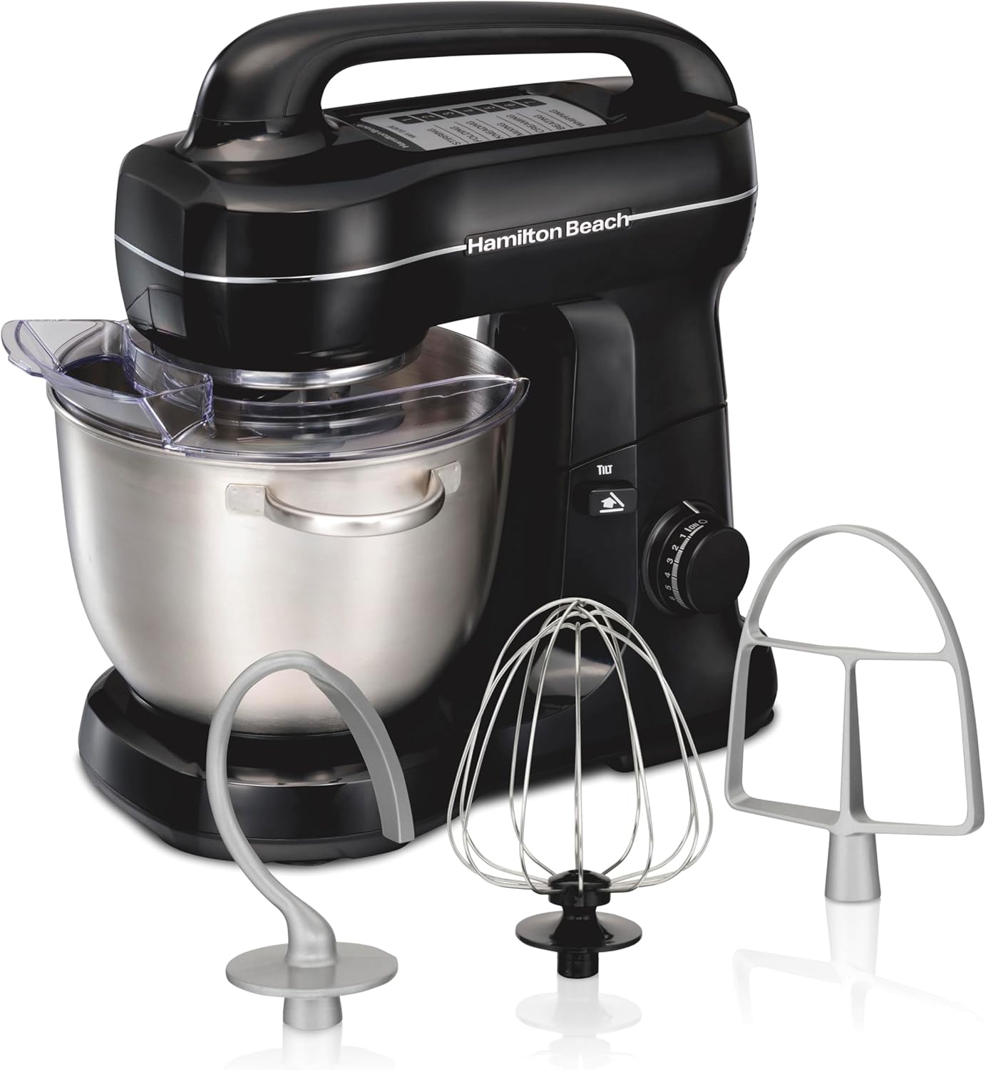 Hamilton Beach Electric Stand Mixer with 7 Speeds and Attachments