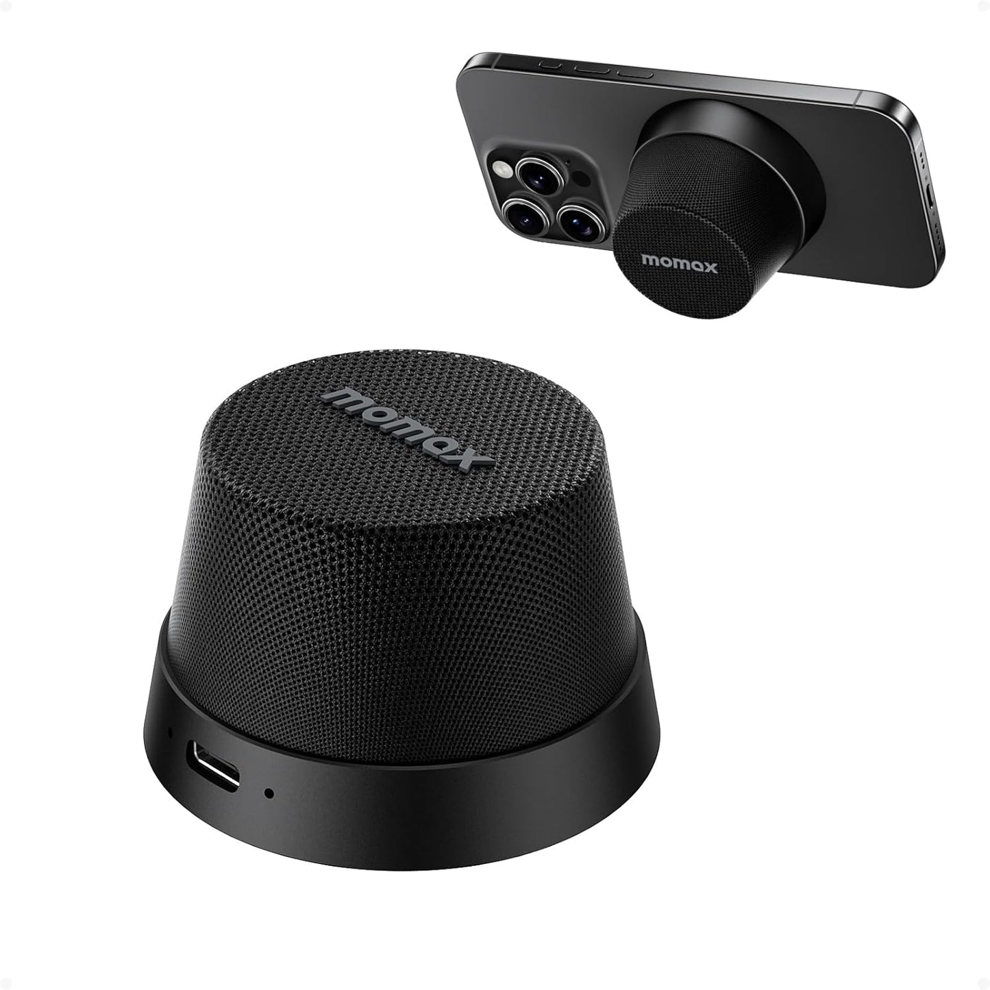 MOMAX Magnetic Speaker Stand - Portable, Wireless & Stylish