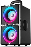 Bluetooth Speaker 200W Peak Loud Stereo with Big Bass - Party Boombox