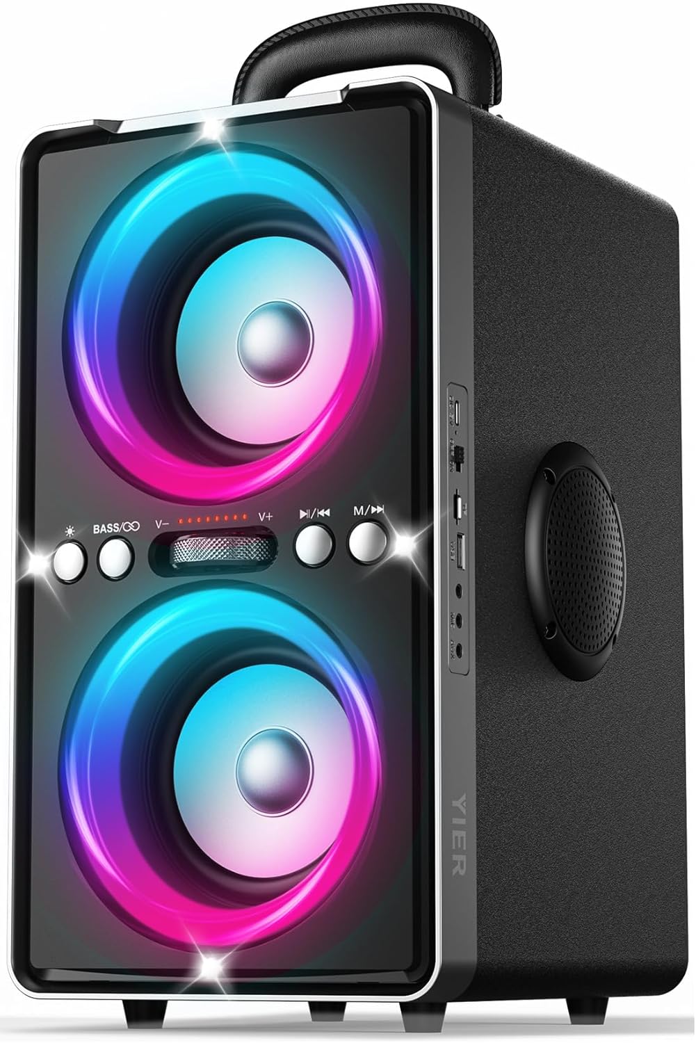 Bluetooth Speaker with 200W Peak Sound and 20H Playtime