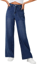 Baggy Jeans for Woman High Waisted Loose Wide Leg - Comfortable Fit