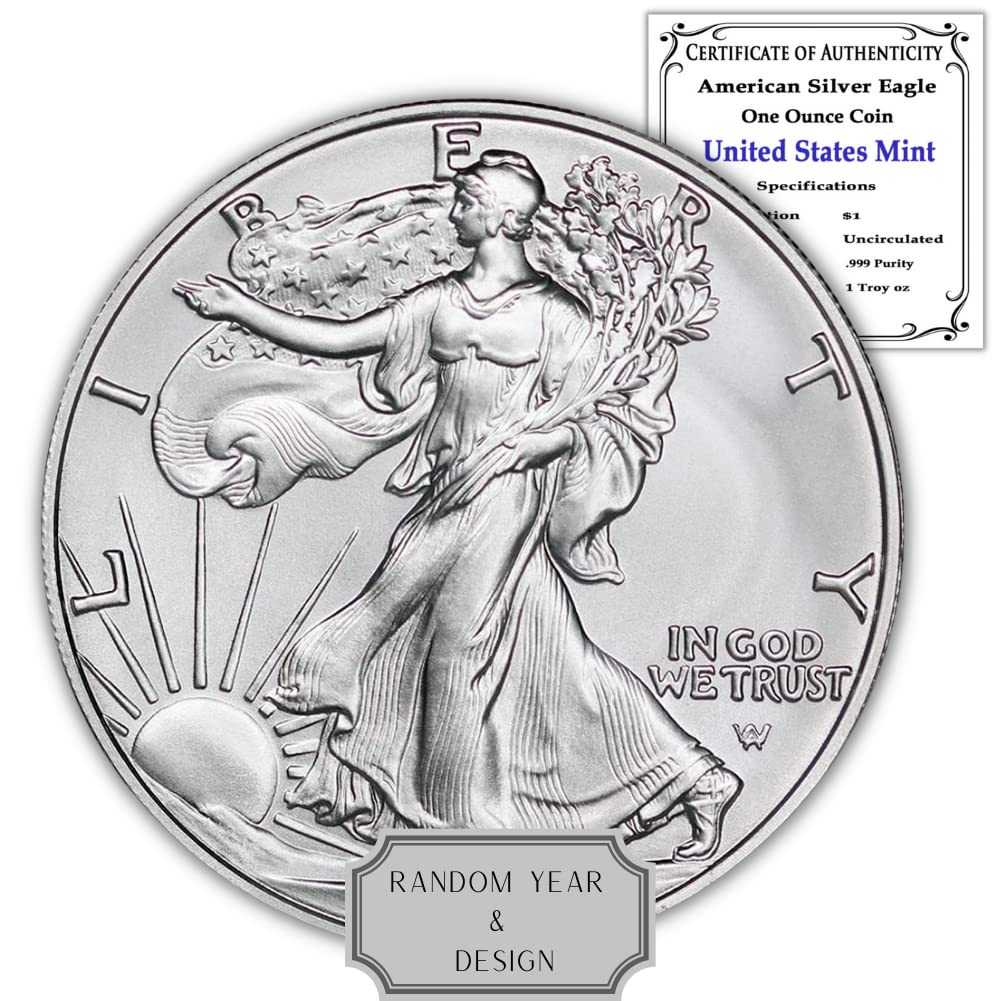 1 oz American Silver Eagle Coin Brilliant Uncirculated Quality