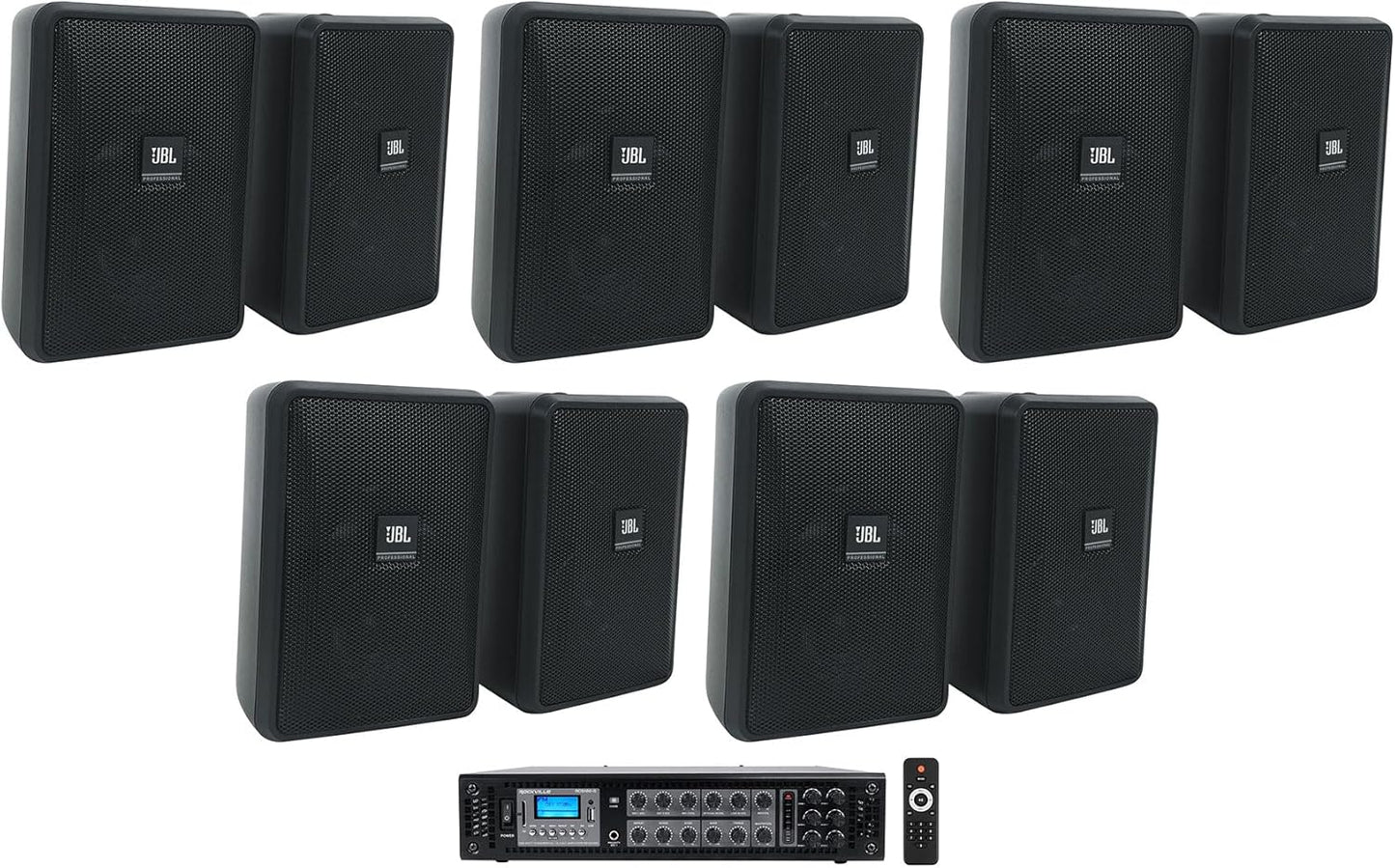 Rockville 12-Item Sound Bundle: Amplify Your Space!