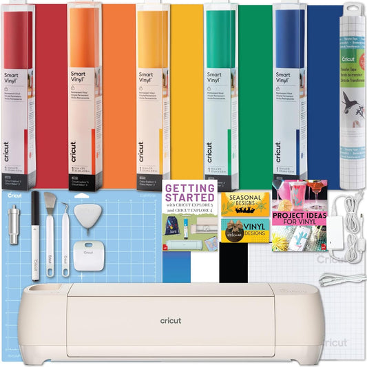 Cricut Explore 4 Cutting Machine with Smart Vinyl Bundle