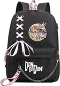 Anime DanDaDan Backpack Daypack Laptop Bag with USB Port - Comfortable