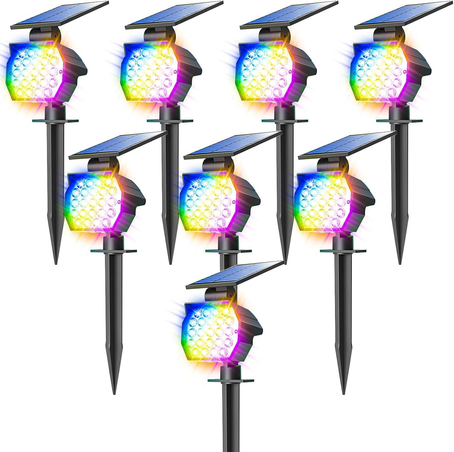 NIORSUN Solar Color Changing Lights for Outdoor Halloween Decor
