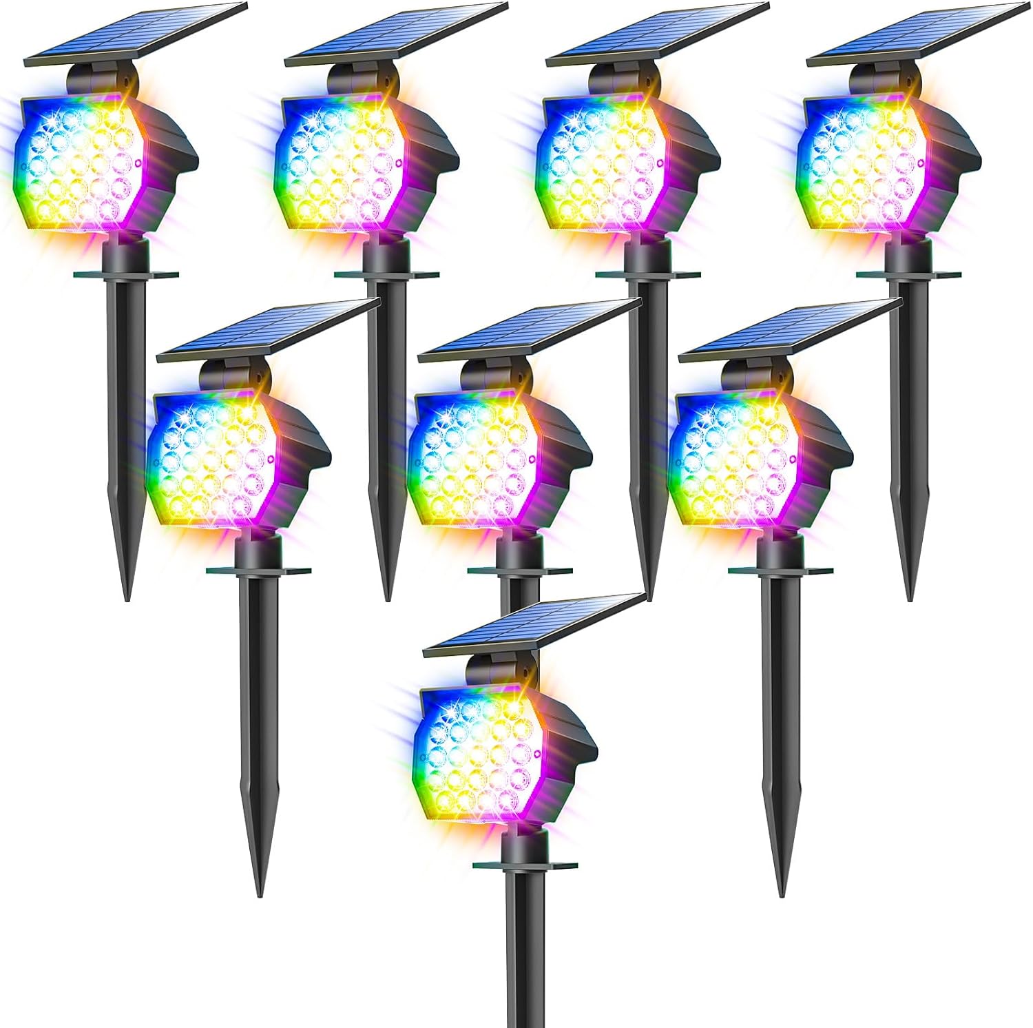 NIORSUN Solar Color Changing Lights for Outdoor Halloween Decor