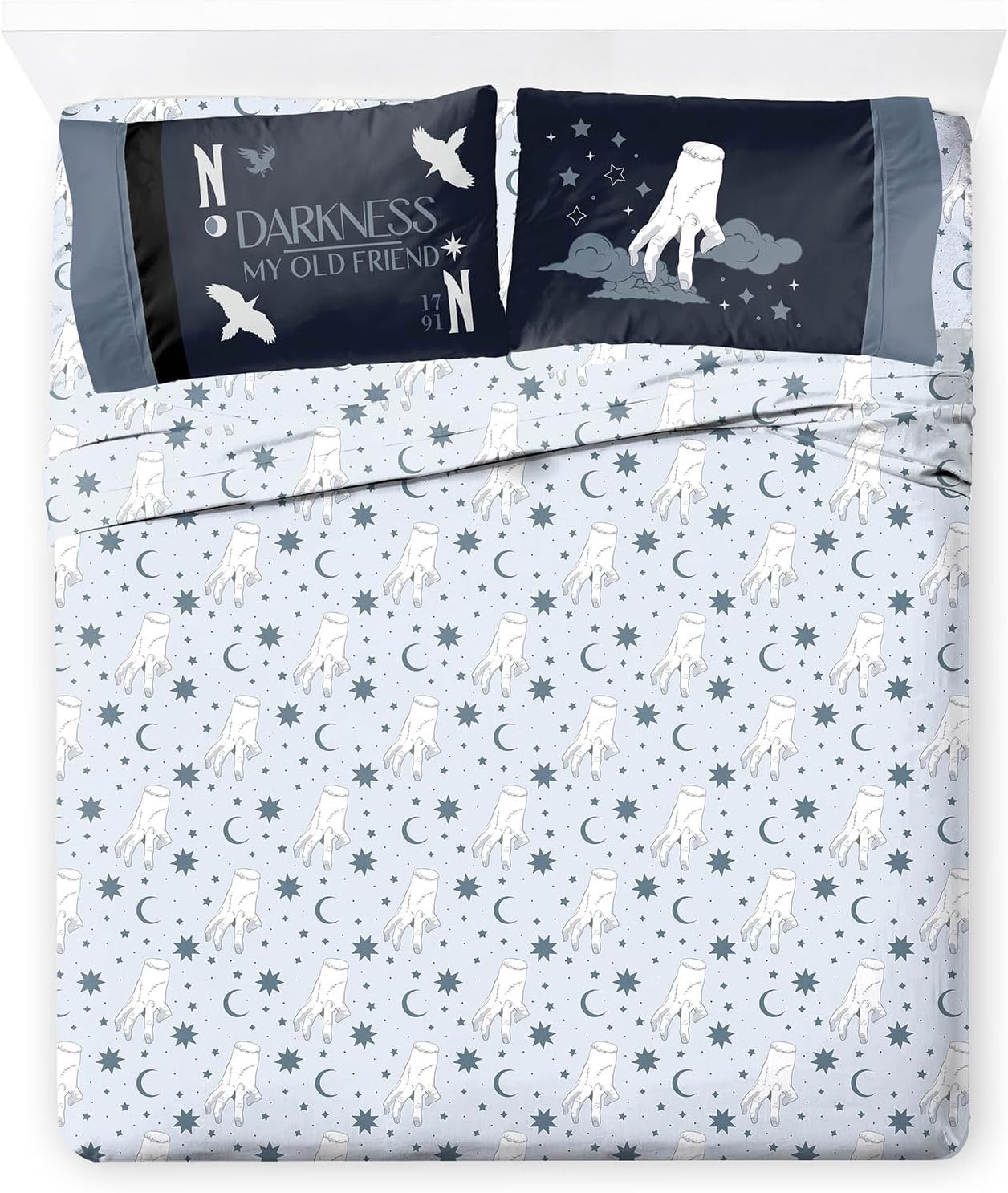 Jay Franco Wednesday Addams Sheet Set - Ultra-Soft Bedding