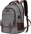 Canvas Travel Laptop Backpack for Men Women - Organized 15.6 in Carry