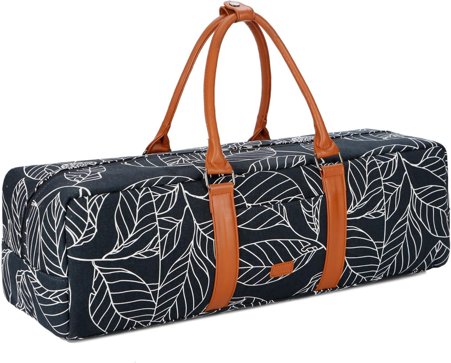 Baosha Large Canvas Yoga Mat Bag - Stylishly Carry Your Extra Thick Mat!