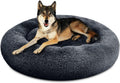 SAVFOX Plush Calming Donut Dog Bed for Small to X-Large Breeds
